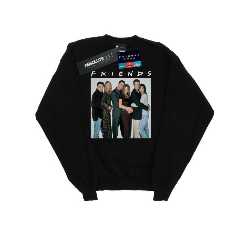 Group Photo Hugs Sweatshirt Damen Schwarz M von Friends