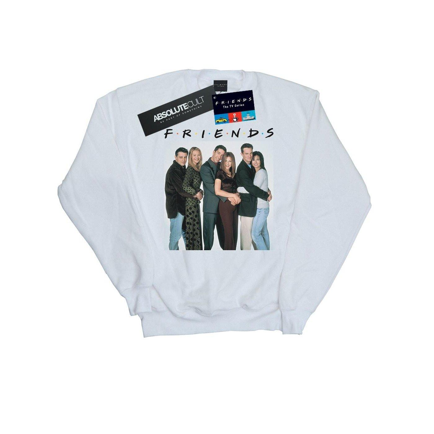 Group Photo Hugs Sweatshirt Jungen Weiss 128 von Friends