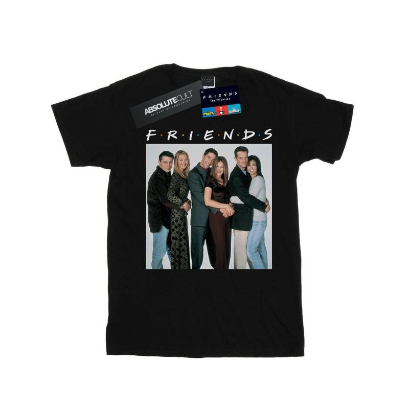 Group Photo Hugs Tshirt Jungen Schwarz 128 von Friends