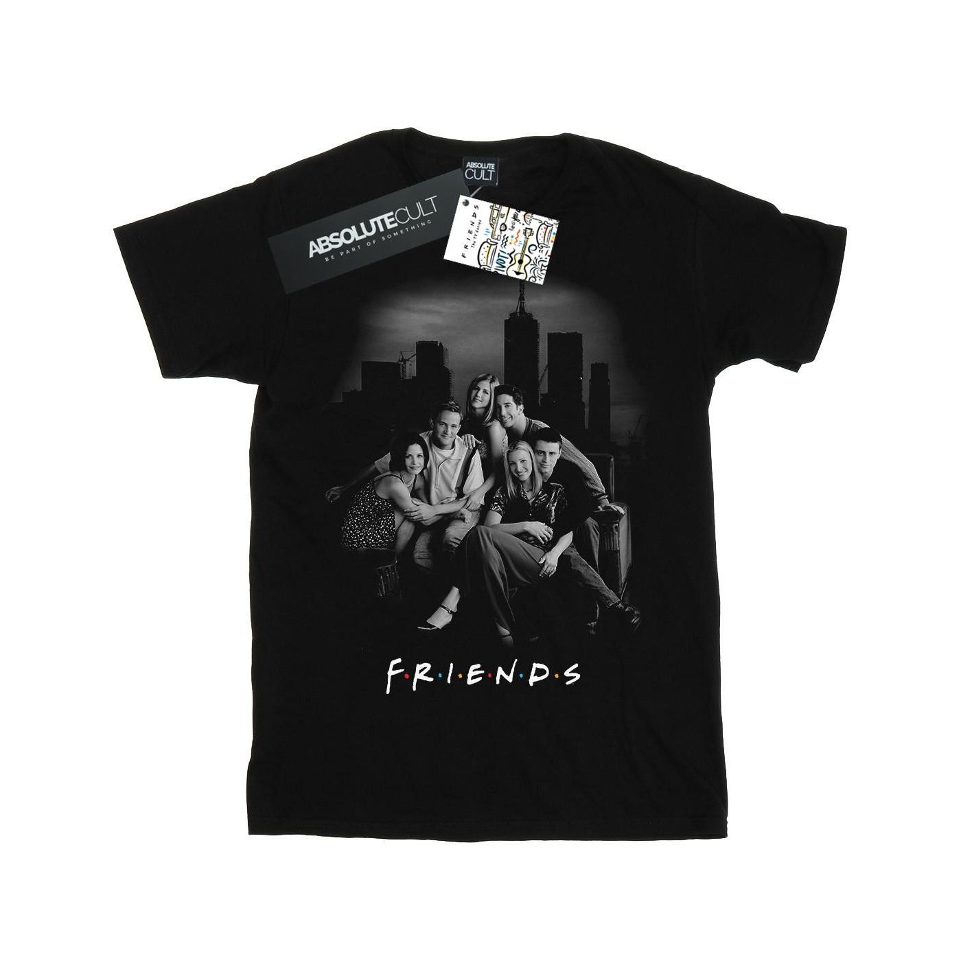 Group Photo Skyline Tshirt Damen Schwarz M von Friends