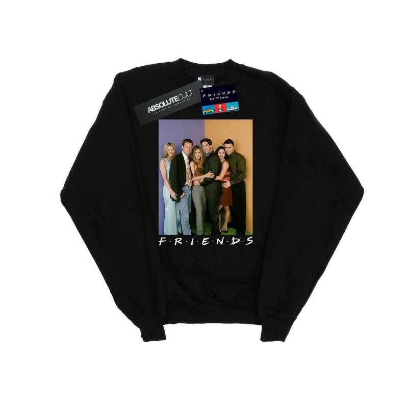 Group Photo Sweatshirt Damen Schwarz M von Friends