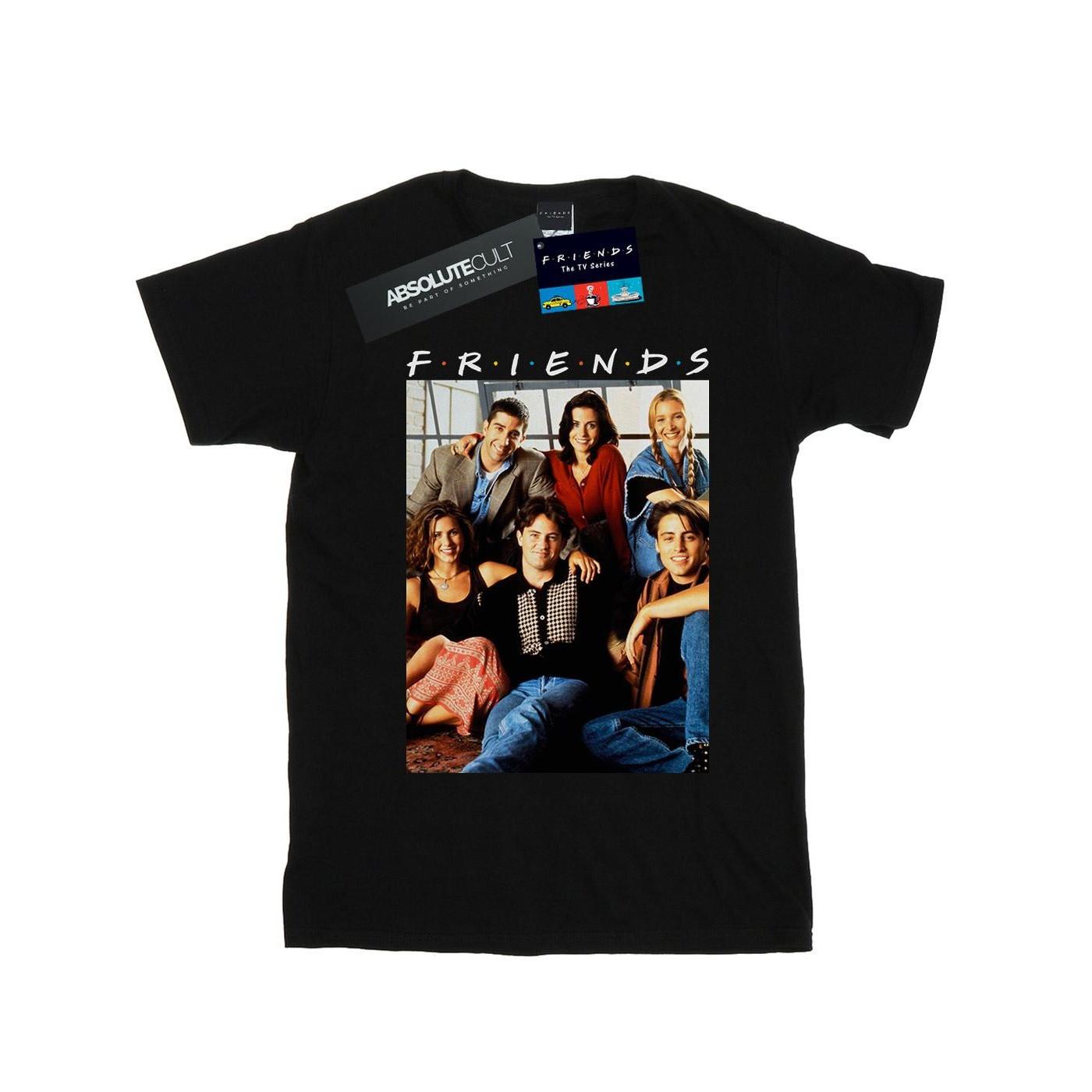 Group Photo Window Tshirt Damen Schwarz XL von Friends