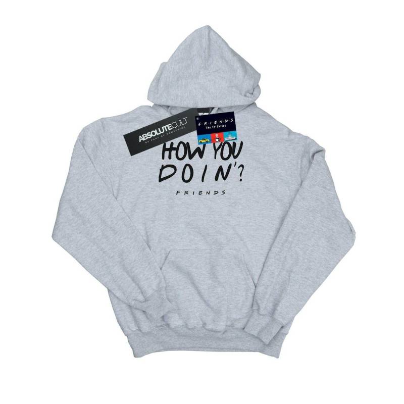 How You Doin? Kapuzenpullover Damen Grau L von Friends