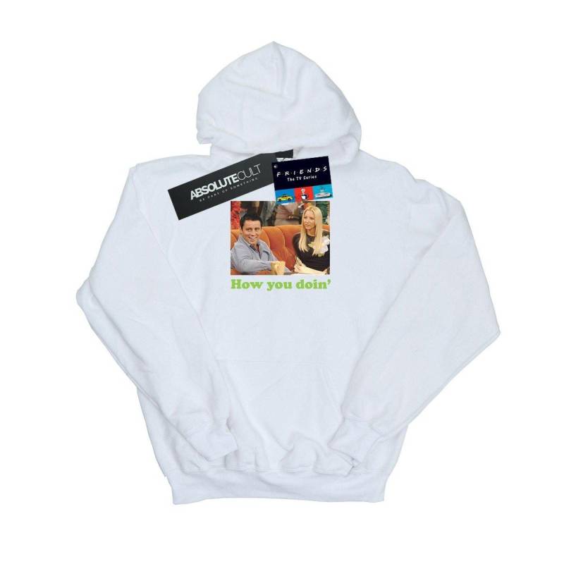 How You Doin Kapuzenpullover Damen Weiss M von Friends