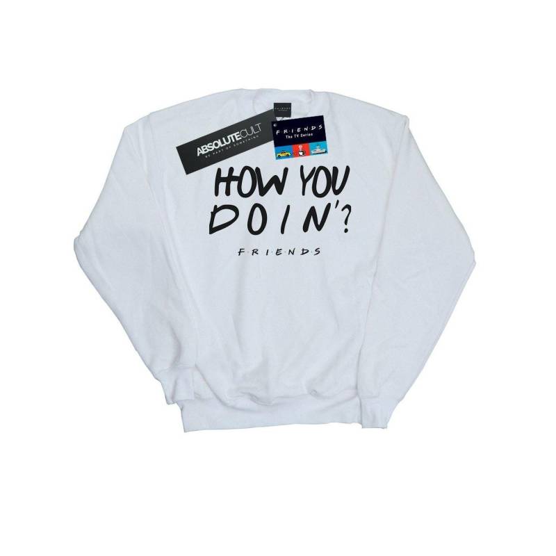 How You Doin? Sweatshirt Damen Weiss XL von Friends