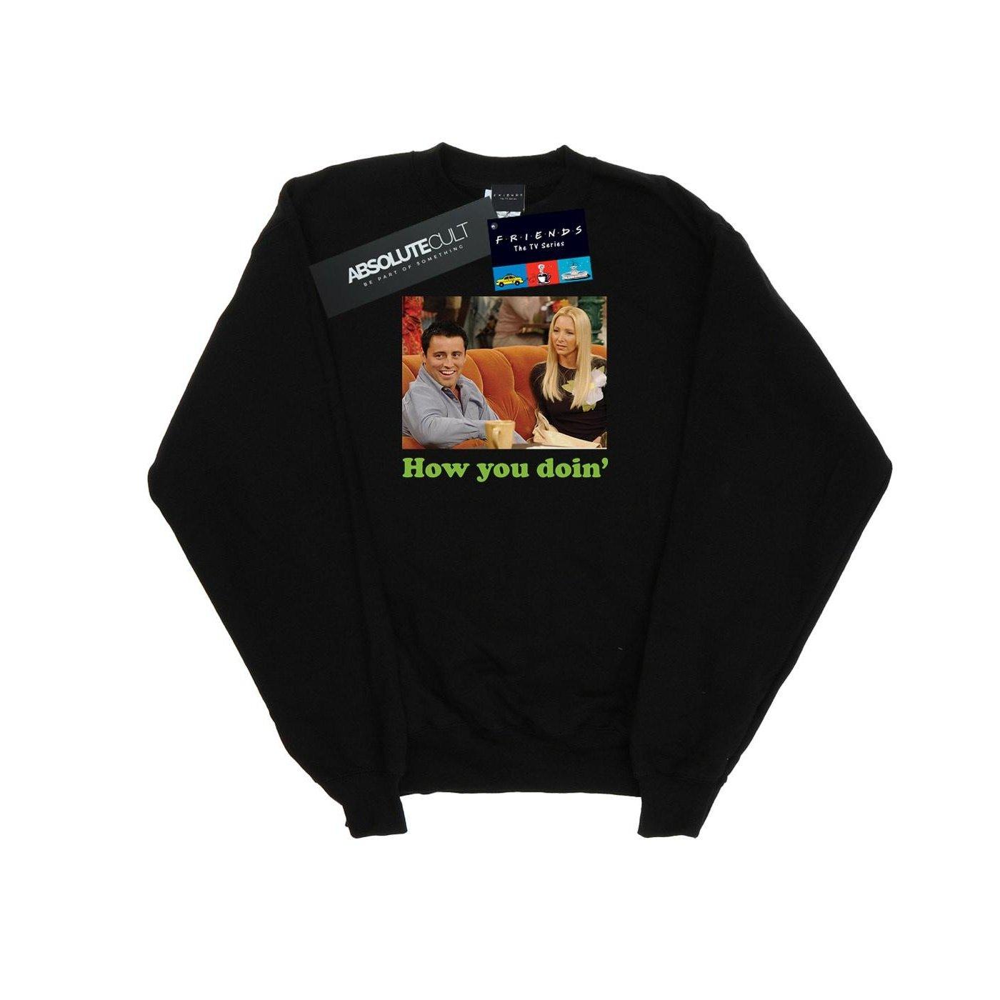 Friends - How You Doin Sweatshirt, für Herren, Schwarz, Größe M von Friends