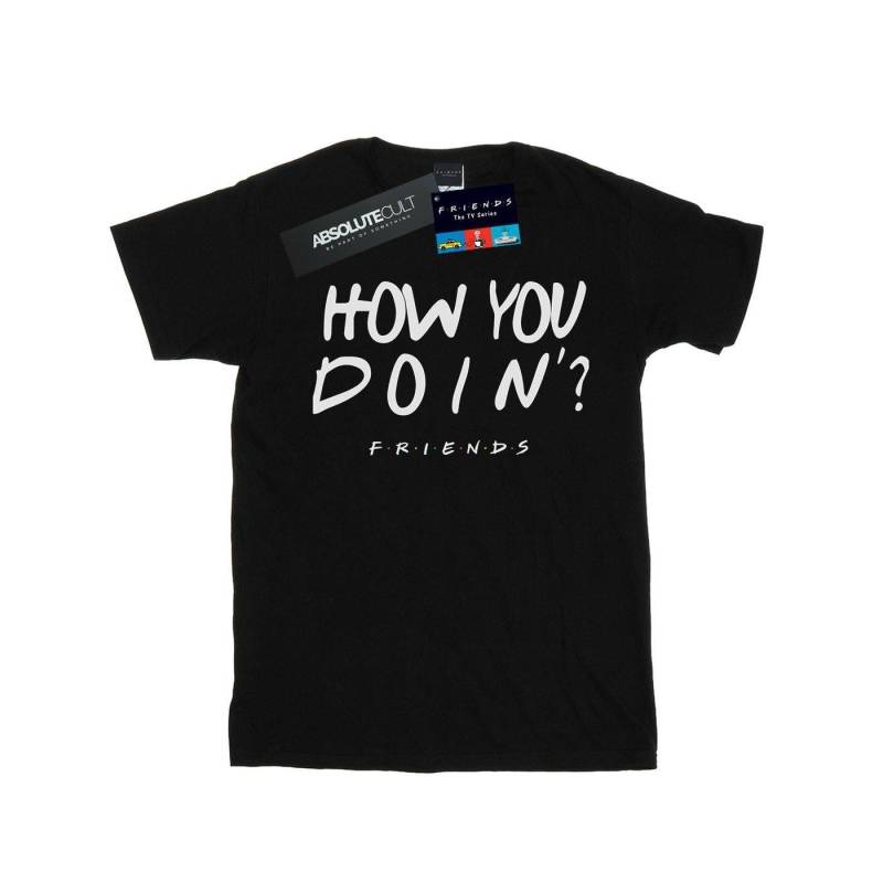 How You Doin? Tshirt Mädchen Schwarz 116 von Friends