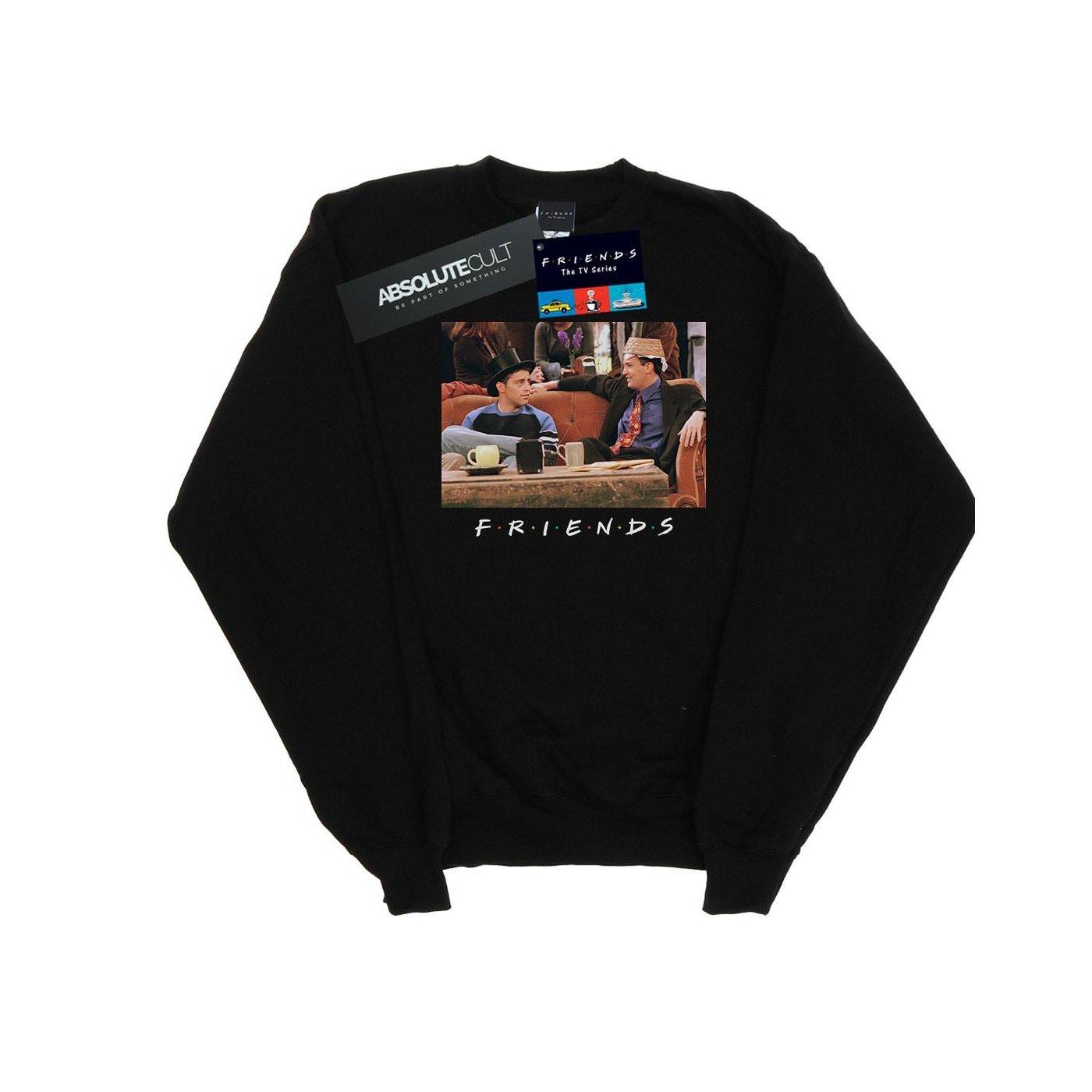 Joey And Chandler Hats Sweatshirt Herren Schwarz L von Friends