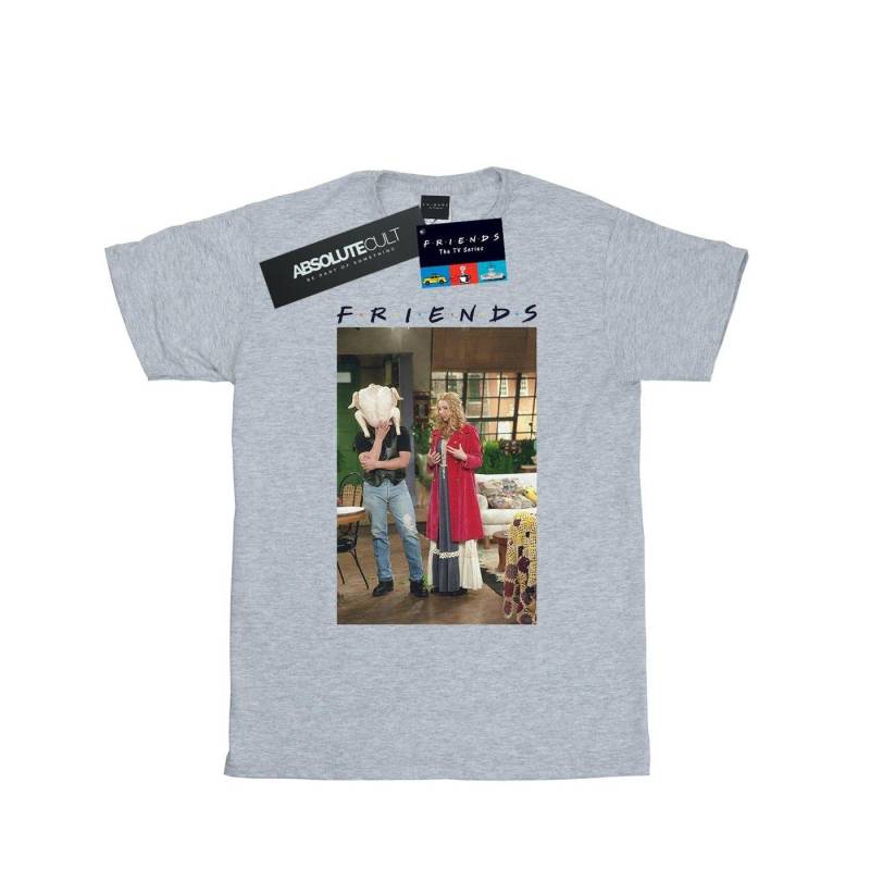 Joey Turkey Tshirt Jungen Grau 128 von Friends