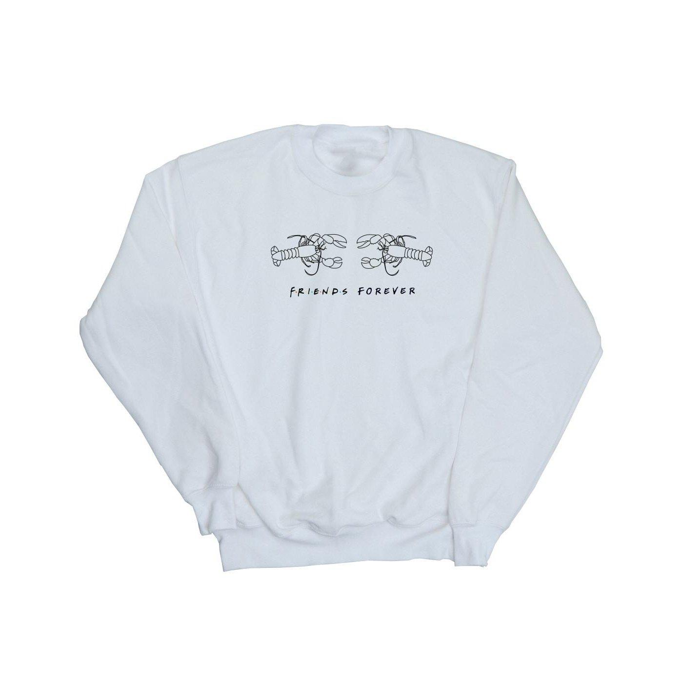 Lobster Logo Sweatshirt Jungen Weiss 140/146 von Friends