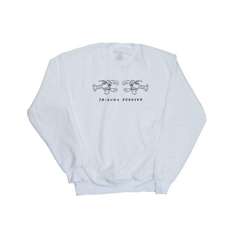 Lobster Logo Sweatshirt Jungen Weiss 140/146 von Friends