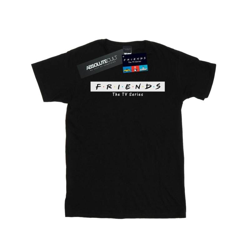 Logo Block Tshirt Damen Schwarz 3XL von Friends