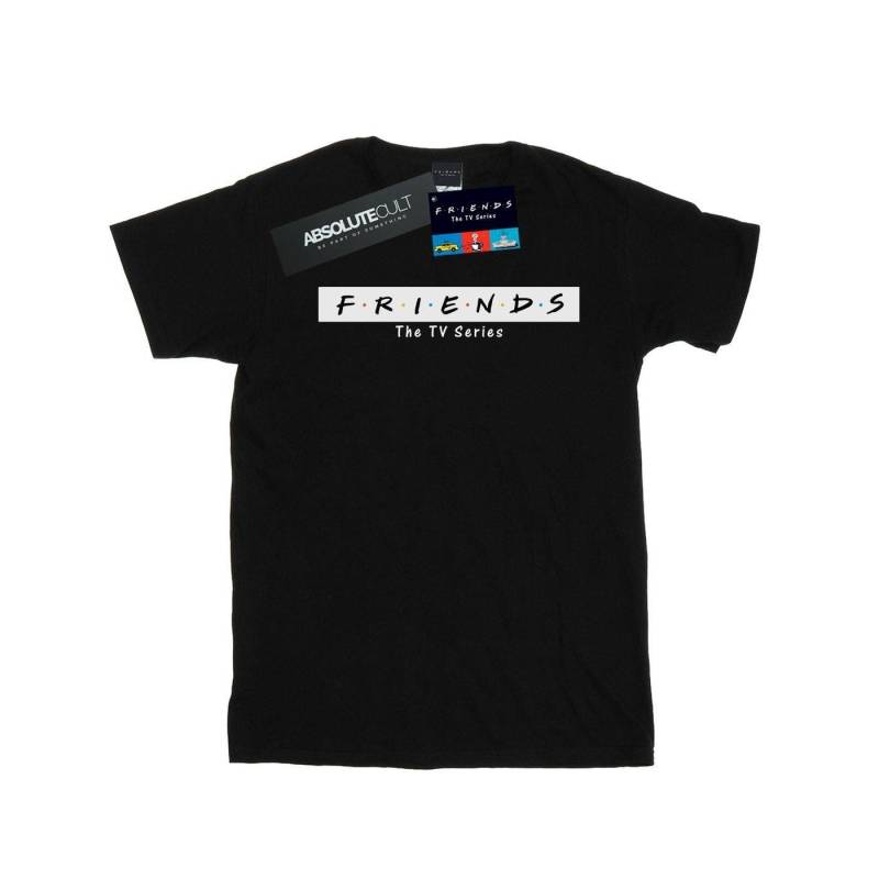 Logo Block Tshirt Herren Schwarz L von Friends