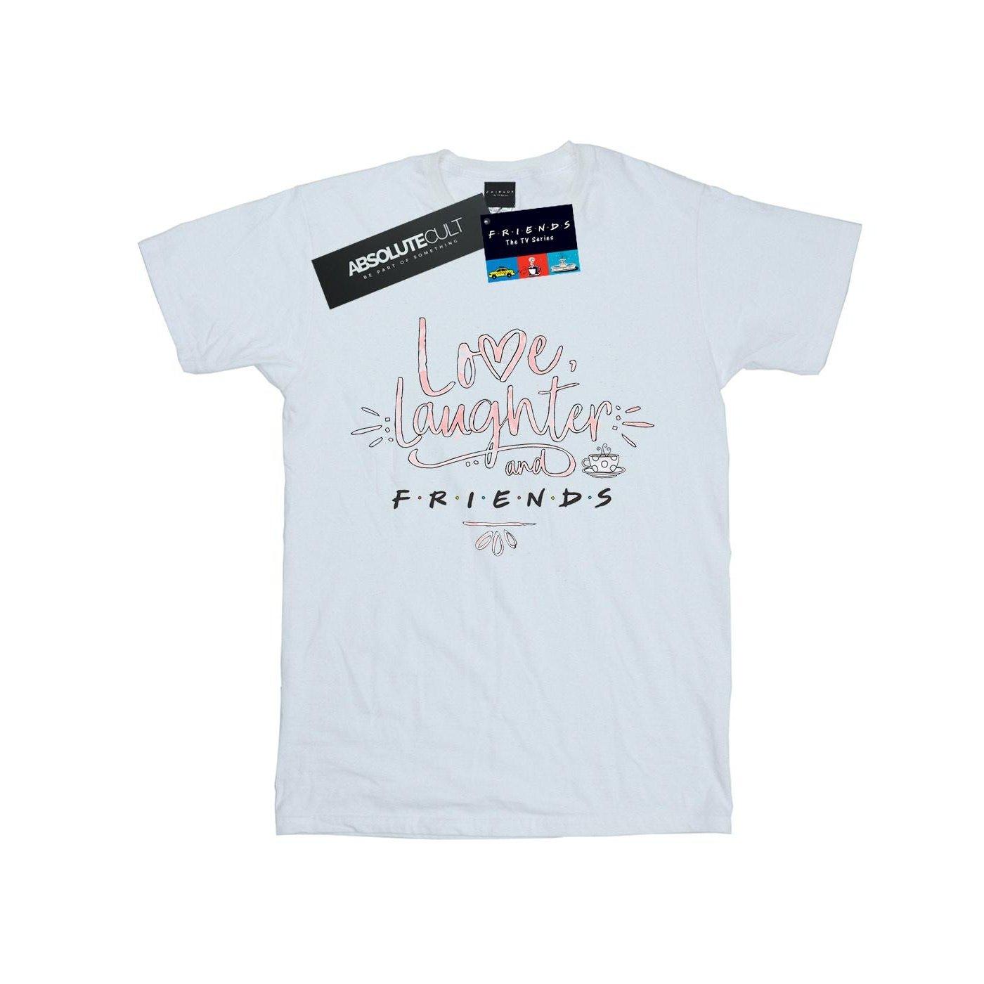 Love Laughter Tshirt Jungen Weiss 140/146 von Friends