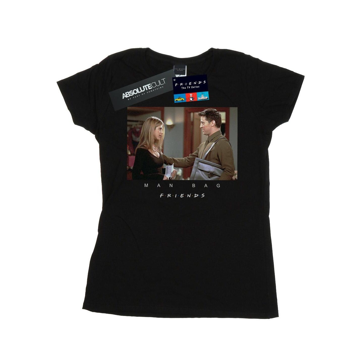 Man Bag Tshirt Damen Schwarz XXL von Friends