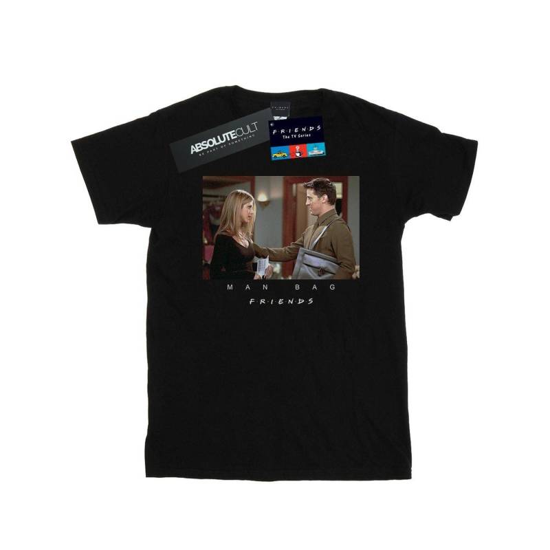 Man Bag Tshirt Mädchen Schwarz 116 von Friends