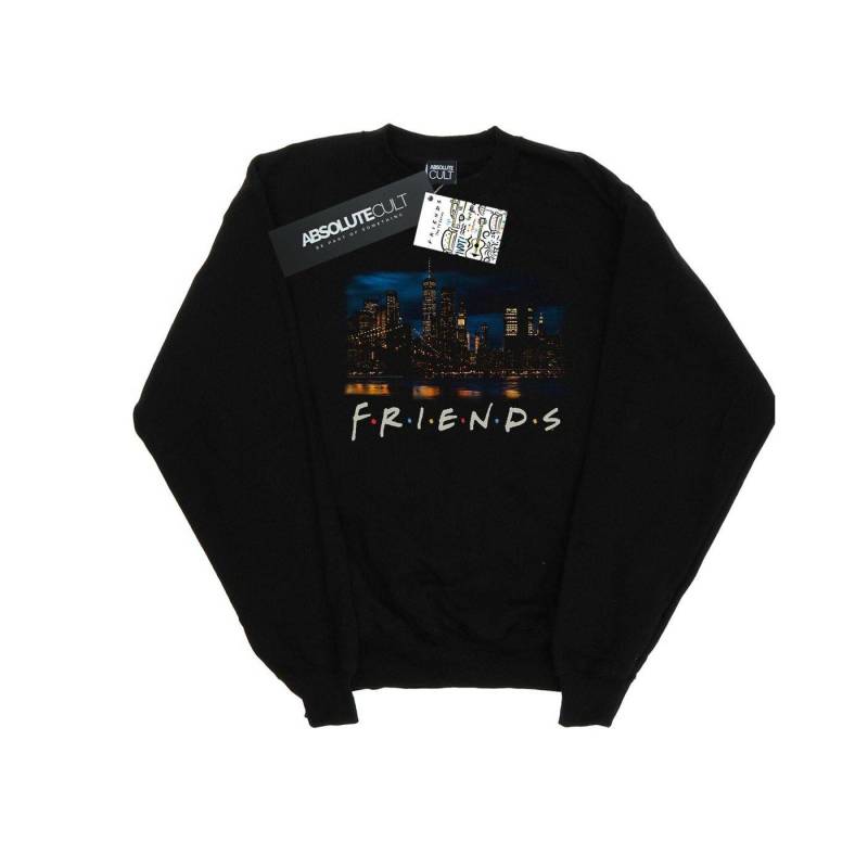 New York Skyline Photo Sweatshirt Damen Schwarz L von Friends