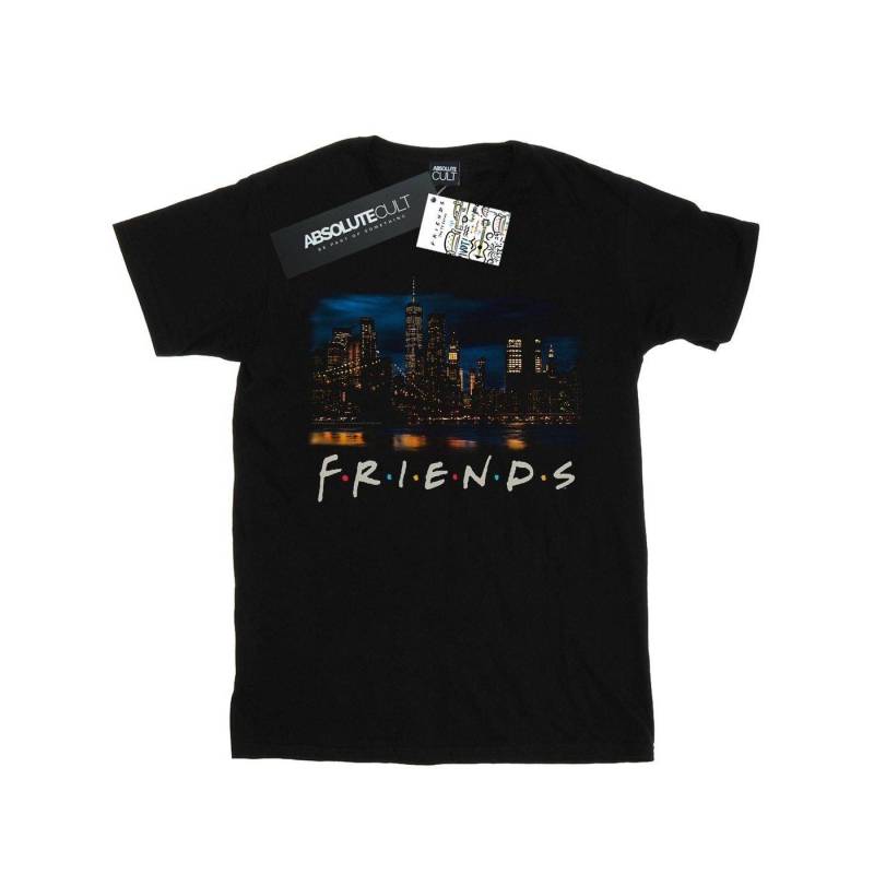 New York Skyline Photo Tshirt Damen Schwarz 3XL von Friends