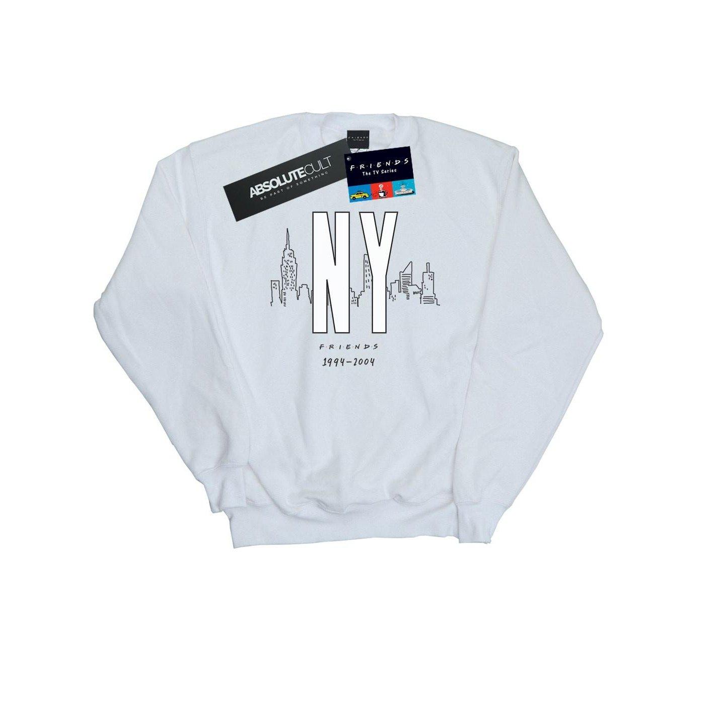 Ny City Sweatshirt Damen Weiss XXL von Friends