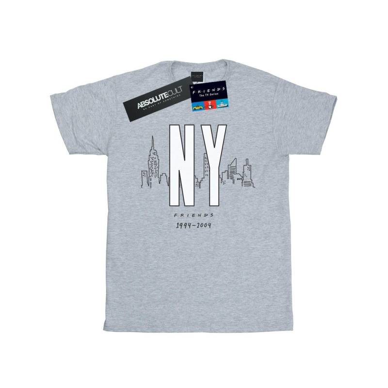 Ny City Tshirt Damen Grau 3XL von Friends