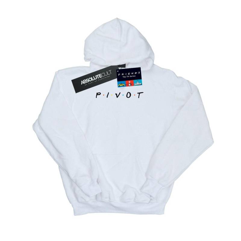 Pivot Logo Kapuzenpullover Herren Weiss L von Friends