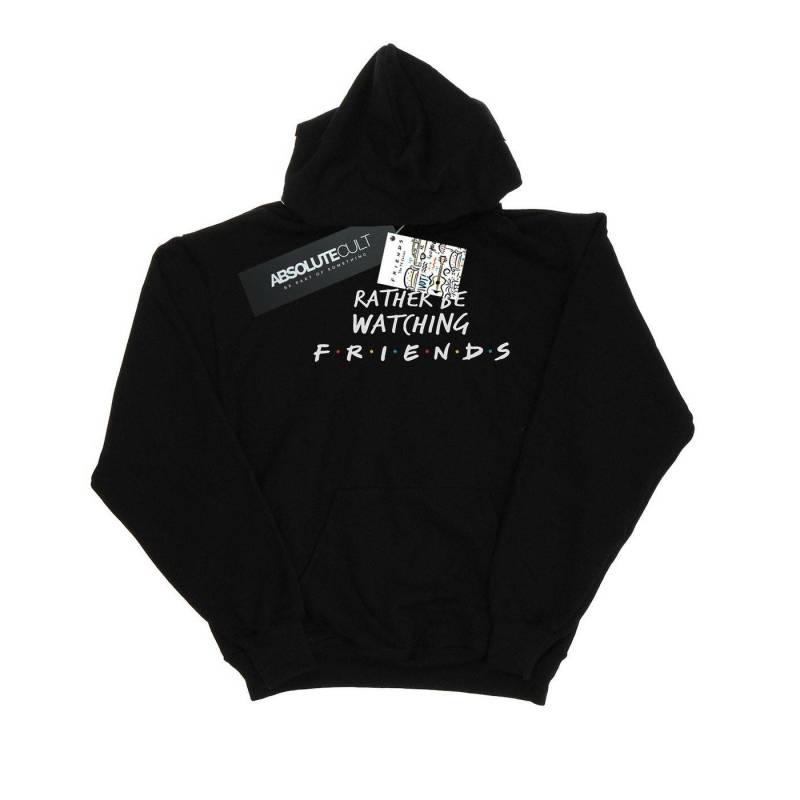 Rather Be Watching Kapuzenpullover Damen Schwarz XXL von Friends