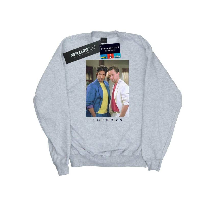 Ross And Chandler College Sweatshirt Herren Grau 4XL von Friends