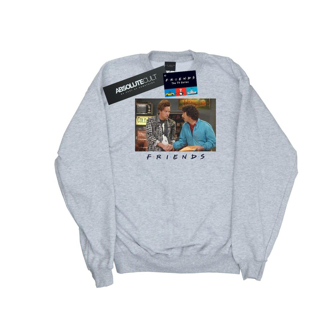 Ross And Chandler Handshake Sweatshirt Herren Grau XL von Friends