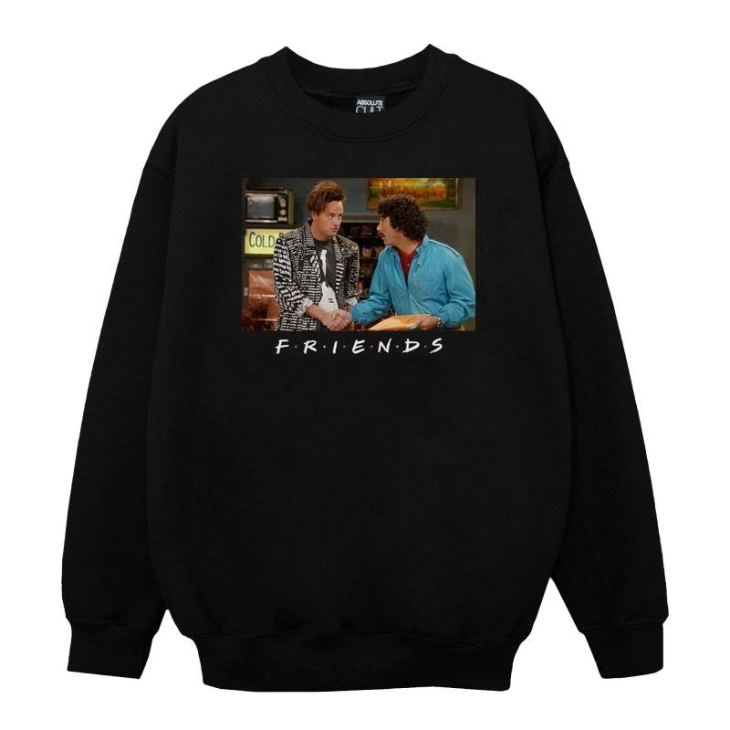 Ross And Chandler Handshake Sweatshirt Mädchen Schwarz 128 von Friends