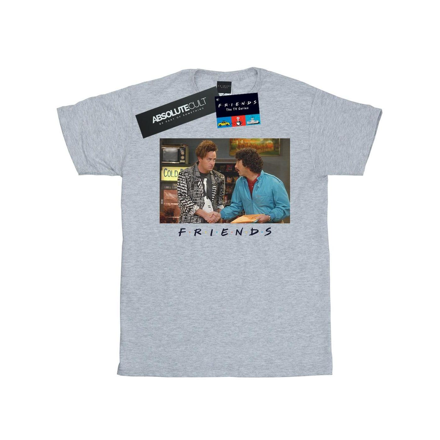 Ross And Chandler Handshake Tshirt Damen Grau XL von Friends