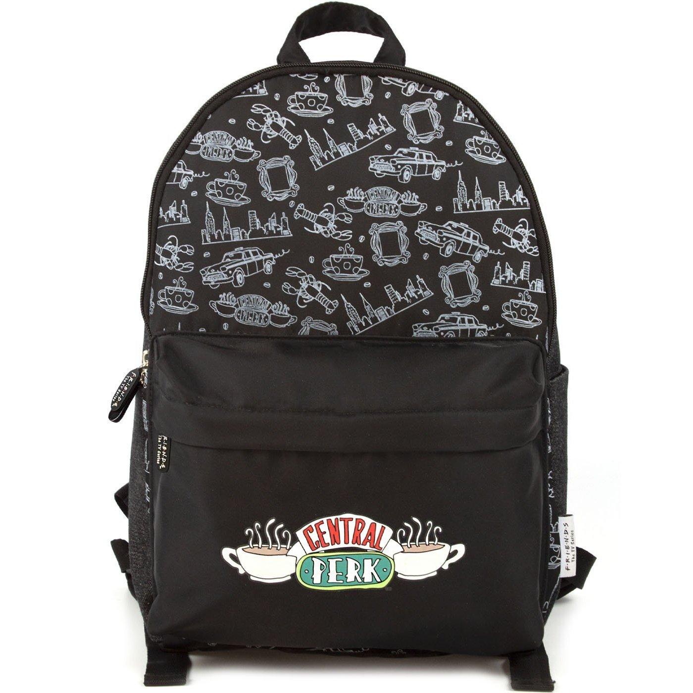 Rucksack, Central Perk Herren Schwarz ONE SIZE von Friends