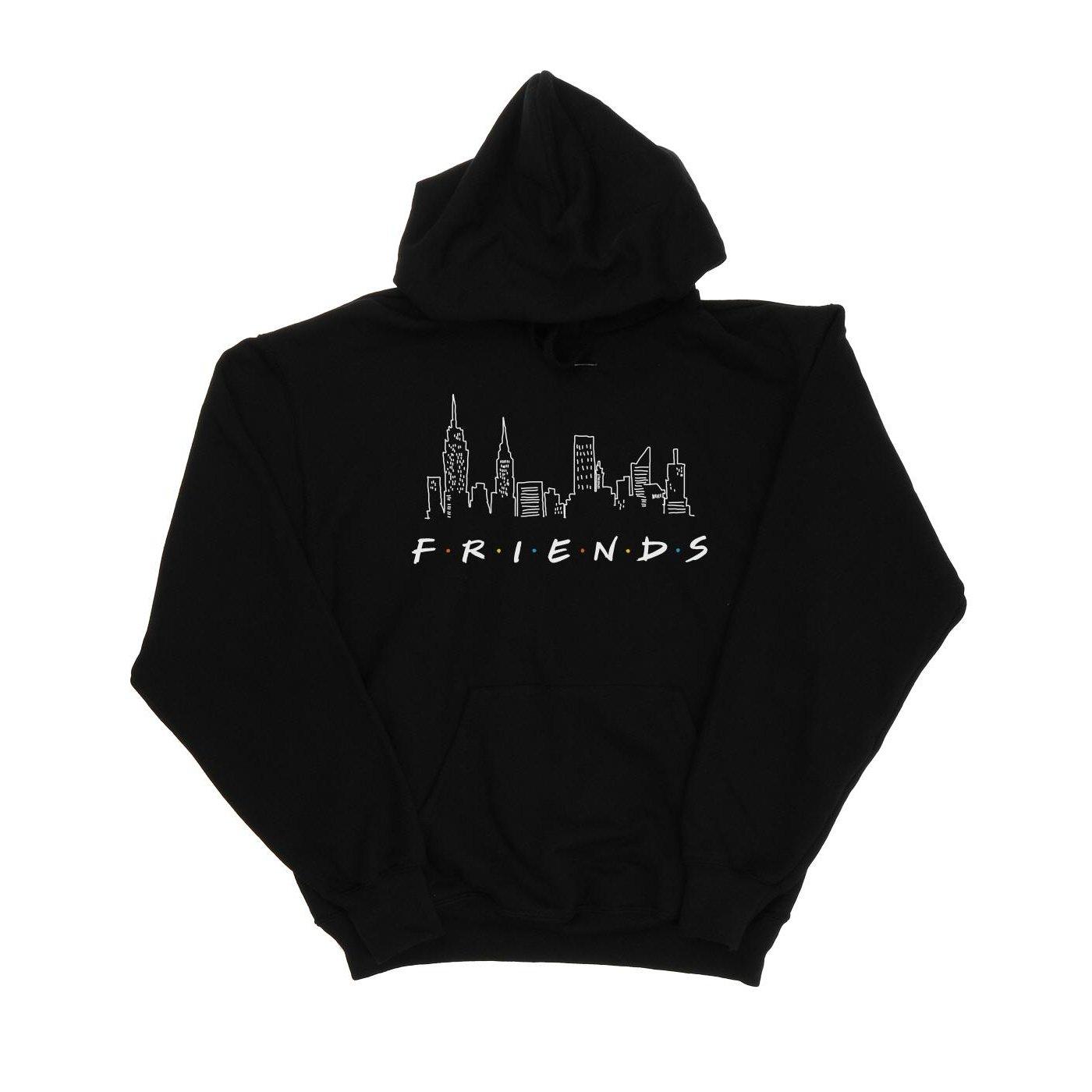 Skyline Logo Kapuzenpullover Jungen Schwarz 128 von Friends