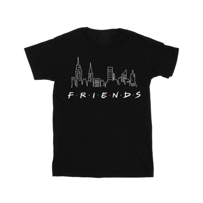 Skyline Logo Tshirt Herren Schwarz 3XL von Friends