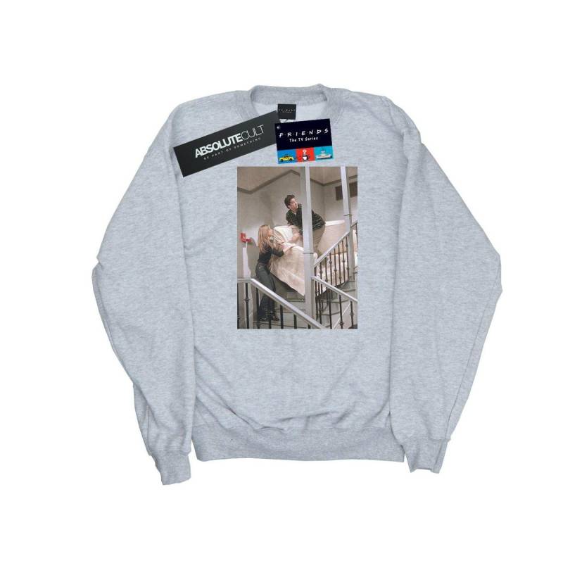 Sofa Stairs Photo Sweatshirt Jungen Grau 116 von Friends