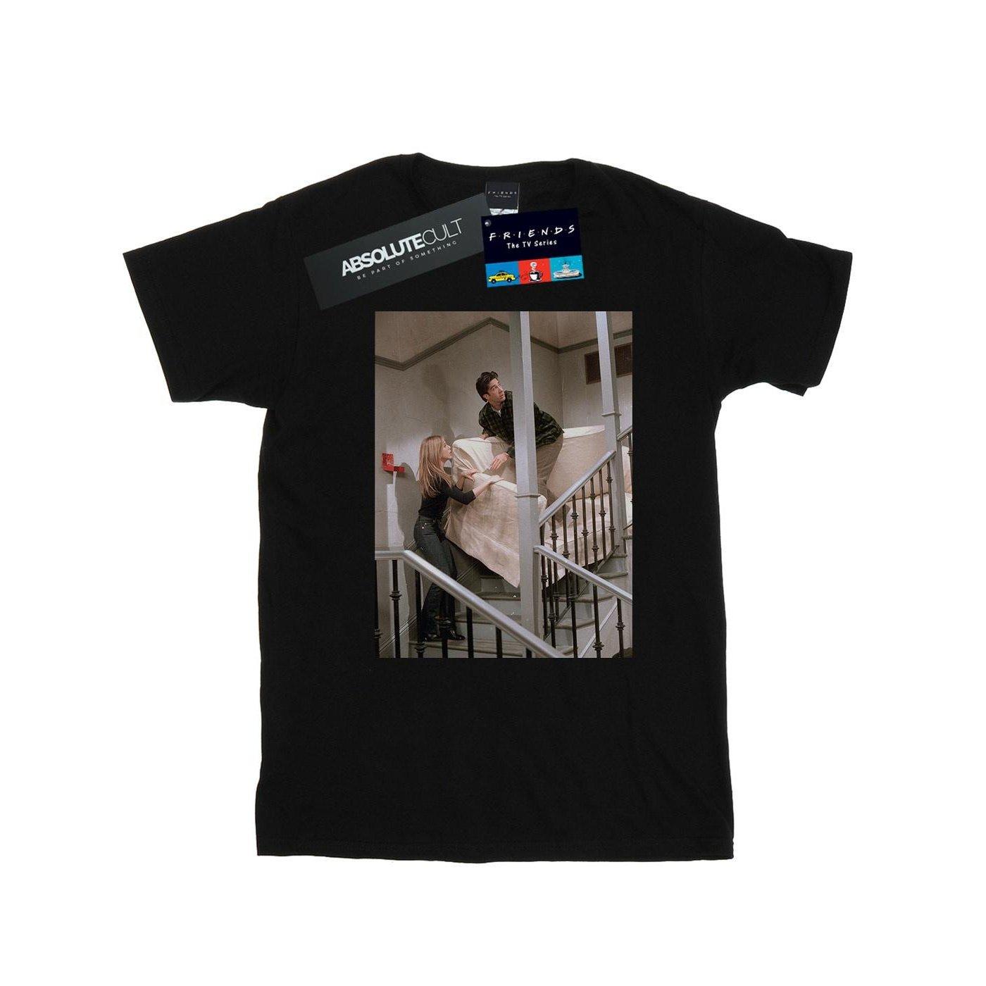 Sofa Stairs Photo Tshirt Damen Schwarz 3XL von Friends