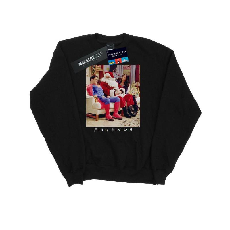 Superman And Santa Sweatshirt Herren Schwarz 3XL von Friends