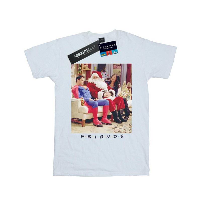 Superman And Santa Tshirt Jungen Weiss 116 von Friends