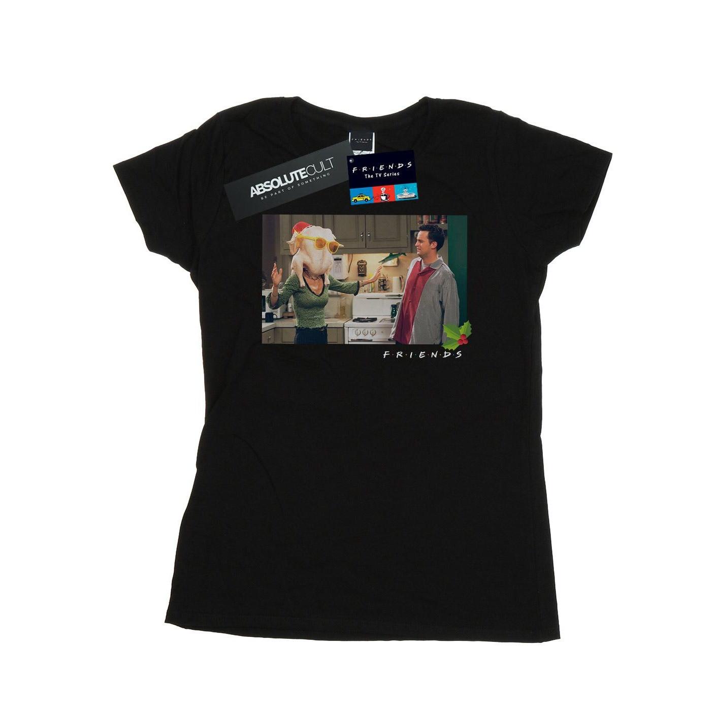 Turkey Head Tshirt Damen Schwarz XL von Friends