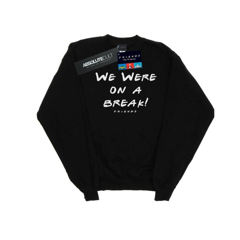 We Were On A Break Text Sweatshirt Jungen Schwarz 140/146 von Friends