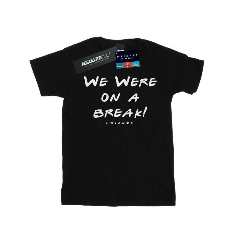 We Were On A Break Text Tshirt Damen Schwarz 3XL von Friends