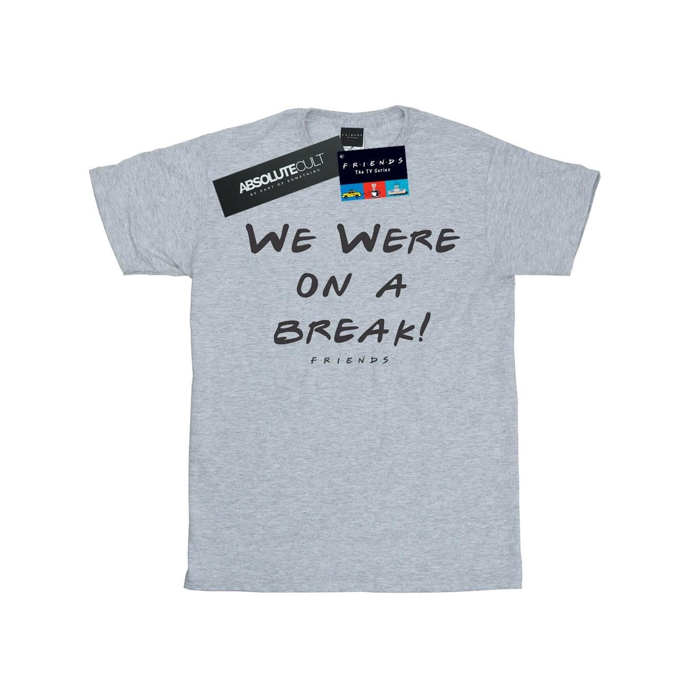 We Were On A Break Text Tshirt Herren Grau 4XL von Friends