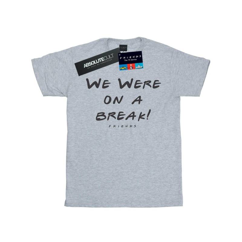 We Were On A Break Text Tshirt Herren Grau XXL von Friends