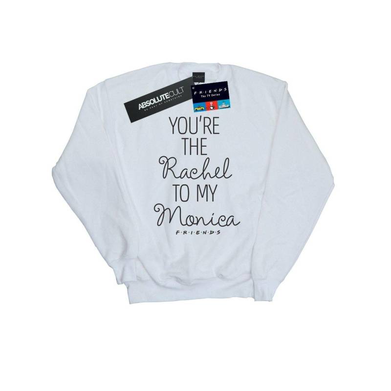 You're The Rachel To My Monica Sweatshirt Damen Weiss XXL von Friends