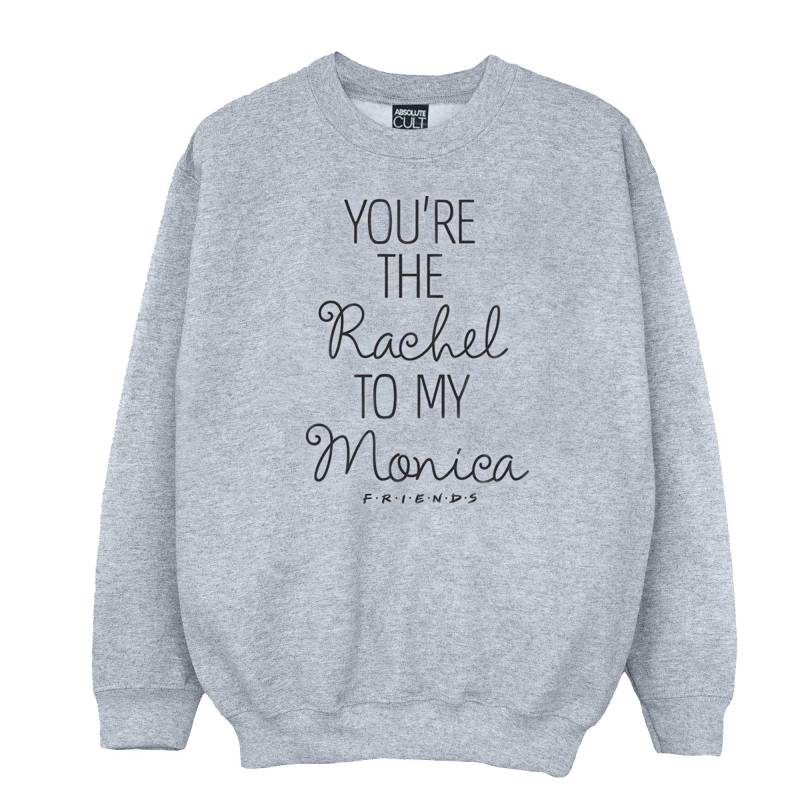 You're The Rachel To My Monica Sweatshirt Mädchen Grau 140/146 von Friends