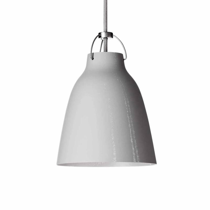 Caravaggio Matt P2 Pendelleuchte, Farbe grey25 von Fritz Hansen