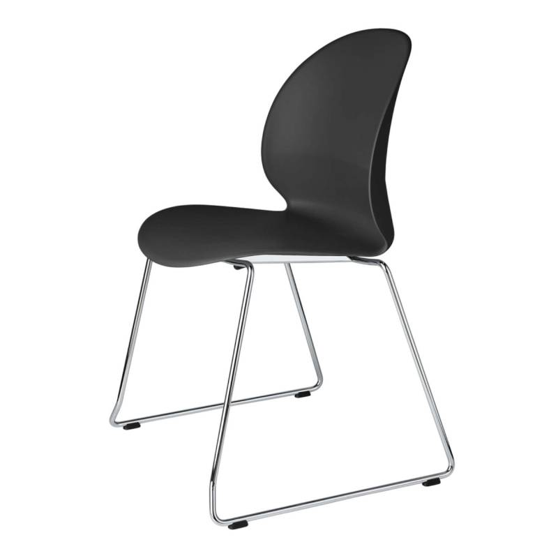 N02-20 RECYCLE Kufenstuhl, Farbe offwhite (115) von Fritz Hansen