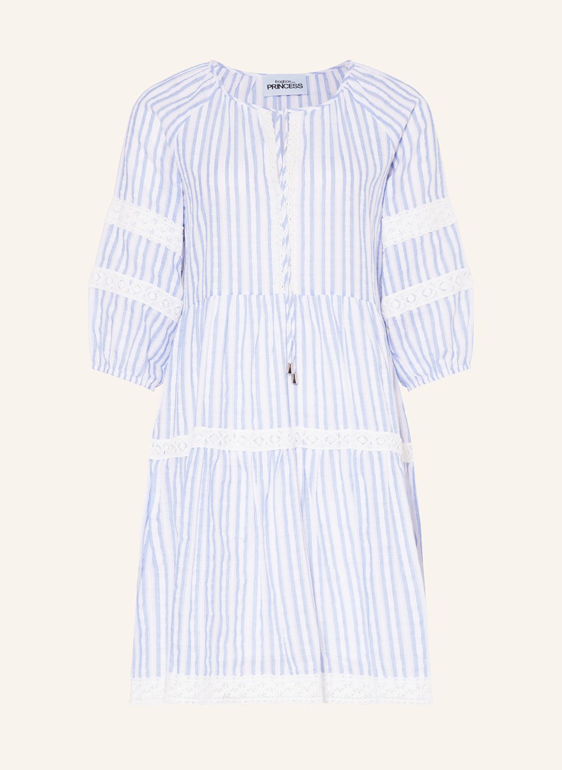 Frogbox Kleid Mit Spitze blau Frogbox Kleid Mit Spitze blau von FrogBox