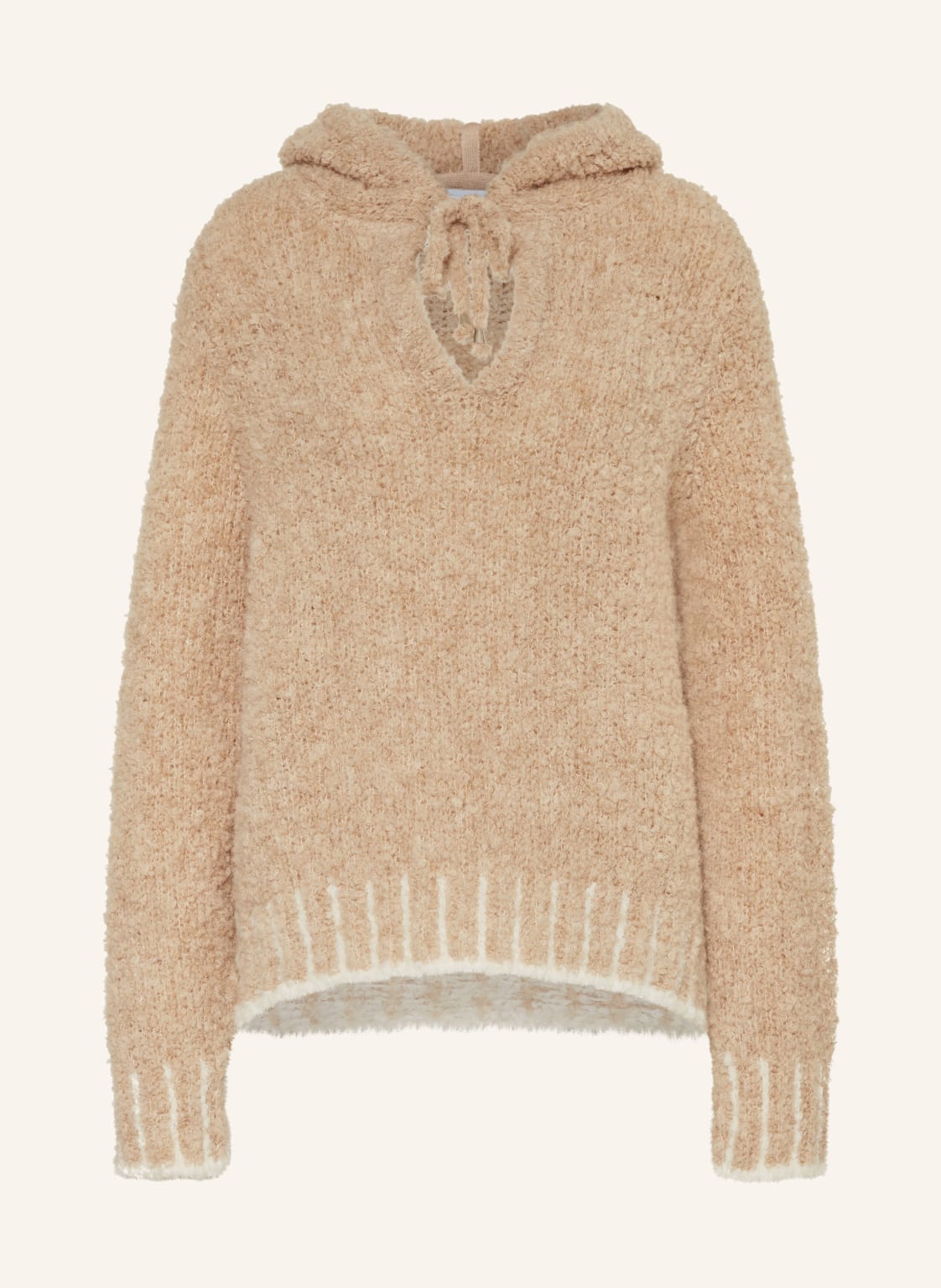 Frogbox Pullover Mit Alpaka beige Frogbox Pullover Mit Alpaka beige von FrogBox