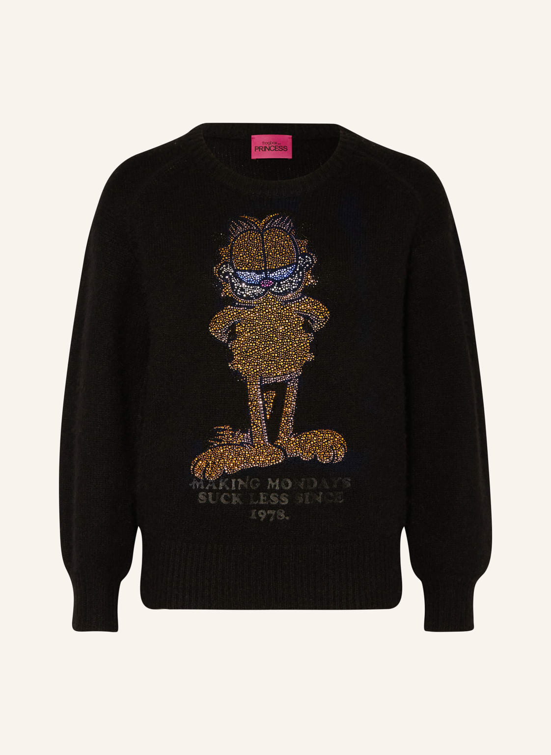 Frogbox Pullover Mit Schmucksteinen schwarz Frogbox Pullover Mit Schmucksteinen schwarz von FrogBox