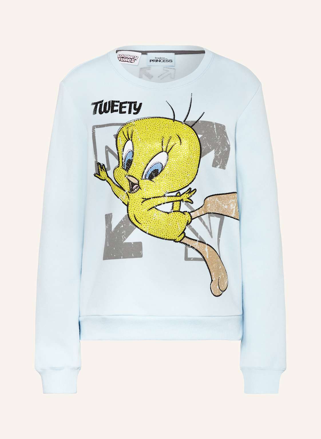 Frogbox Sweatshirt Mit Schmucksteinen blau Frogbox Sweatshirt Mit Schmucksteinen blau von FrogBox